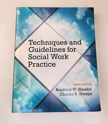 Techniques and Guidelines for Social Work Practice by Charles Horejsi and...