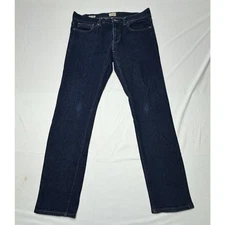 J. Crew Men's Dark Wash Style 484 Tapered Leg Blue Kurabo Jeans - Size 32x29.5