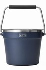 YETI LoadOut Ice Bucket Cooler Blue Stainless Steel Handle Moen Logo 12in — photo 2