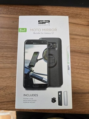SP Connect Moto Mirror Bundle Galaxy S7 Motorrad/Fahrrad Handyhalter 3in1 Neu