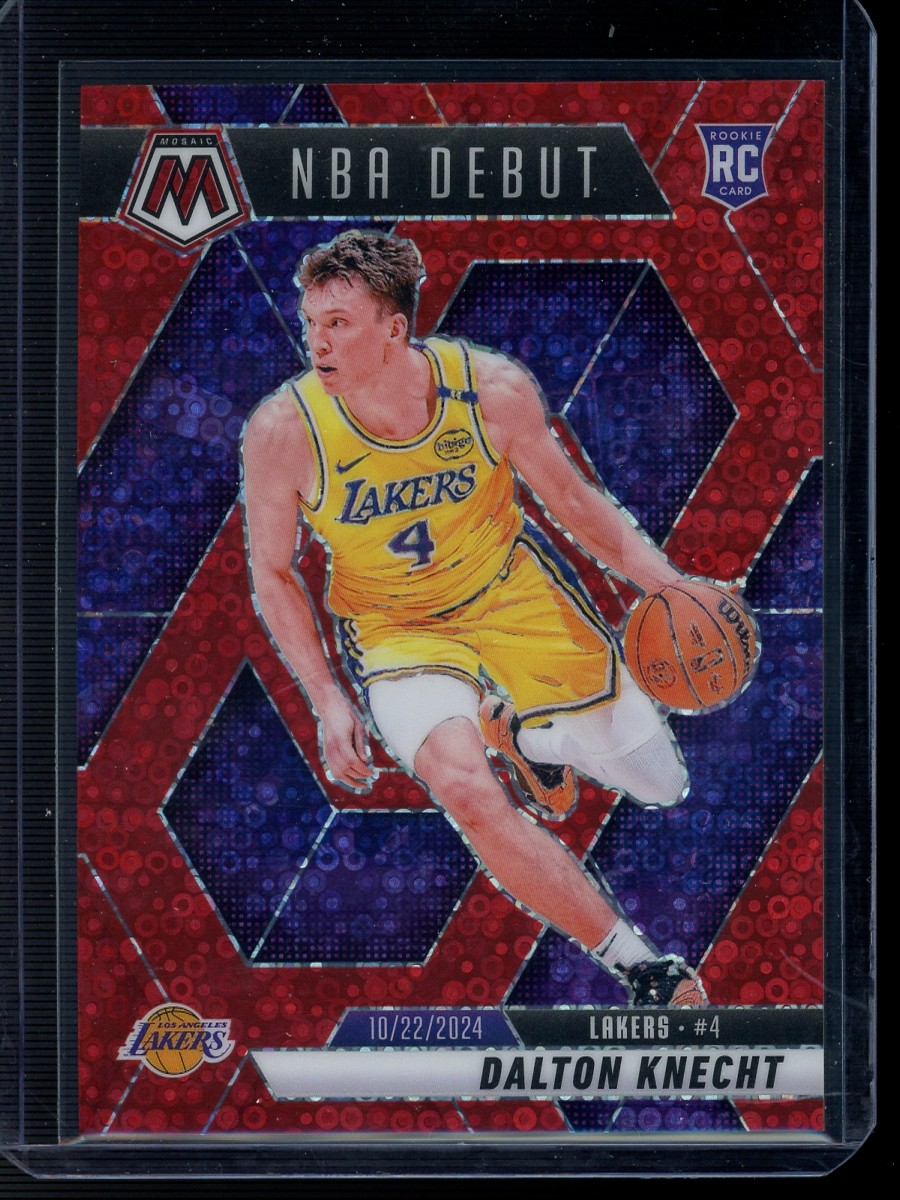 Dalton Knecht 2024-25 Panini Mosaic #264 Fast Break Red Mosaic #/99