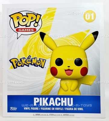Funko POP Games Pokemon Pikachu 01 Mega Vinyl Figure 889698505437