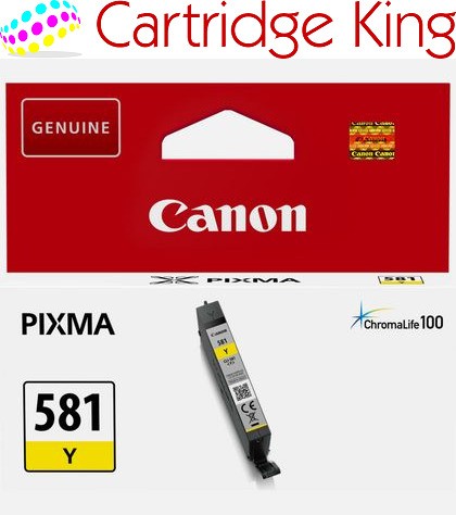Canon CLI-581 Printer Ink Cartridge Yellow