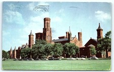 Vintage Postcard, Smithsonian Castle, Washington D.C. 1950s