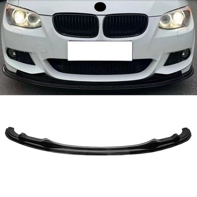 Frontspoiler Spoiler Lippe Schwarz Glanz für BMW 3er E92 Coupe Sport LCI 10-13