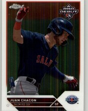 2023 Topps Pro Debut Juan Chacon Chrome #PDC-31 Salem Red Sox