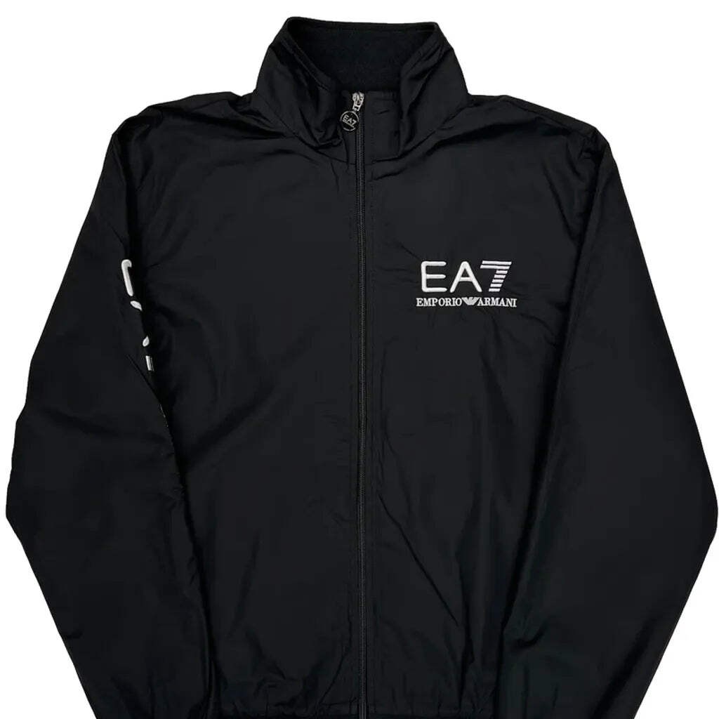 Ea7 Windbreaker - Large Black Polyester - image 5
