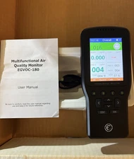 EGVOC-180 Air Quality Pollution Monitor/Detector Formaldehyde, Temperature +more
