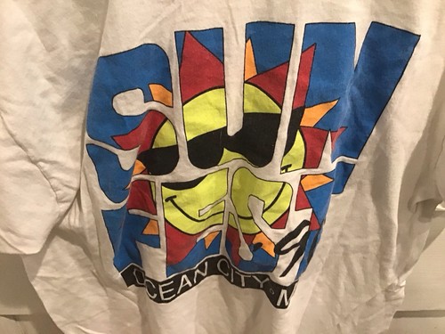 Vintage 1990 Ocean City Maryland Springfest XL Shirt Beachcomber Screen Stars - Picture 5 of 5