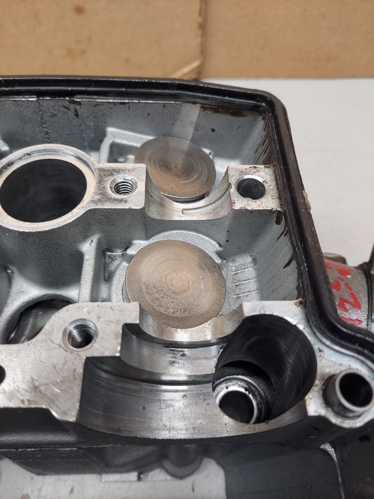 08-14 Kawasaki kfx450 Cylinder Head W/ Valves **READ FULL DESCRIPTION**