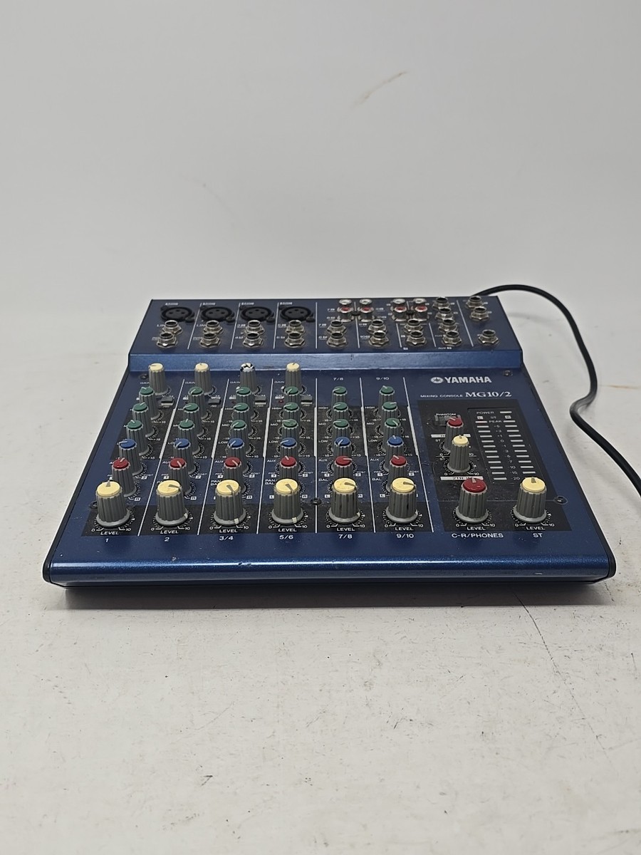 Yamaha MG10/2 10 Channel Stereo Mixing Console Mixer With Power