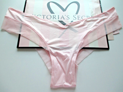 VICTORIA'S SECRET VERY SEXY High Leg Cheeky Panty VS Mesh Trim S M L XL Pink NWT