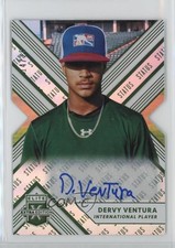 2018 Elite Extra Edition Status Emerald Die-Cut 14/25 Dervy Ventura Auto s3g