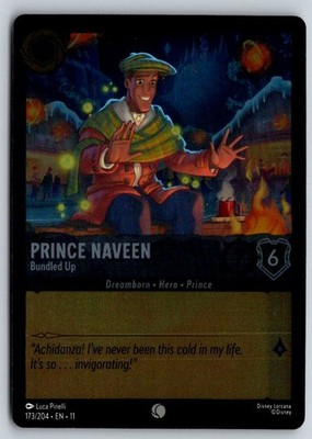 Prince Naveen - Bundled Up 173/204 Common Winterspell Lorcana Cold Foil NM