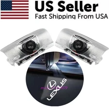 4Pcs LED HD Door Puddle Courtesy Ghost Shadow Lights For Lexus ES GS GX HS IS