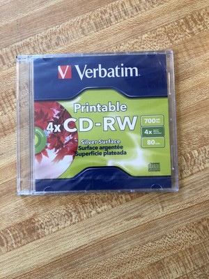 Printable 4x Cd-rw  sealed 1 disc Verbatim 