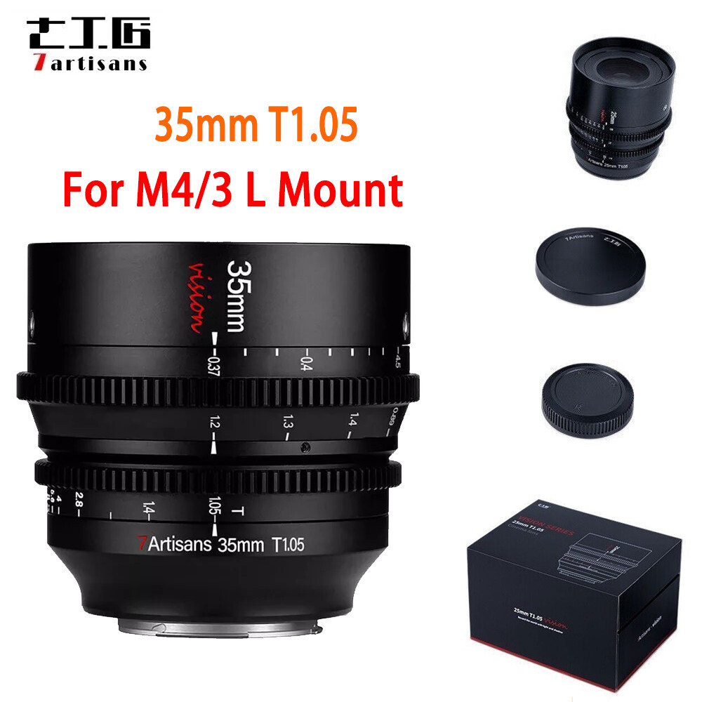 US 7artisans 35mm APS-C Cine Lens For Olympus Panasonic Leica Sigma  Camera