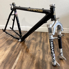 Vintage Cannondale CAD 3 Frame 20" Black Mountain Bike MTB Deore XT Manitou Fork