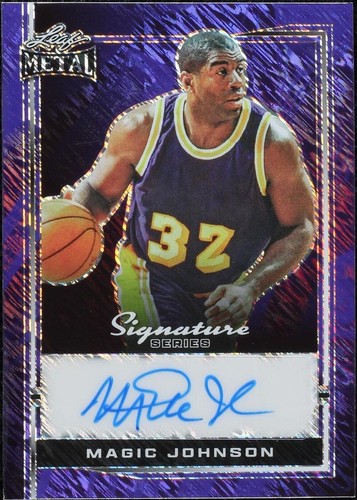 2025 Leaf Signature Series Classic Art Magic Johnson 1/1 Auto | eBay