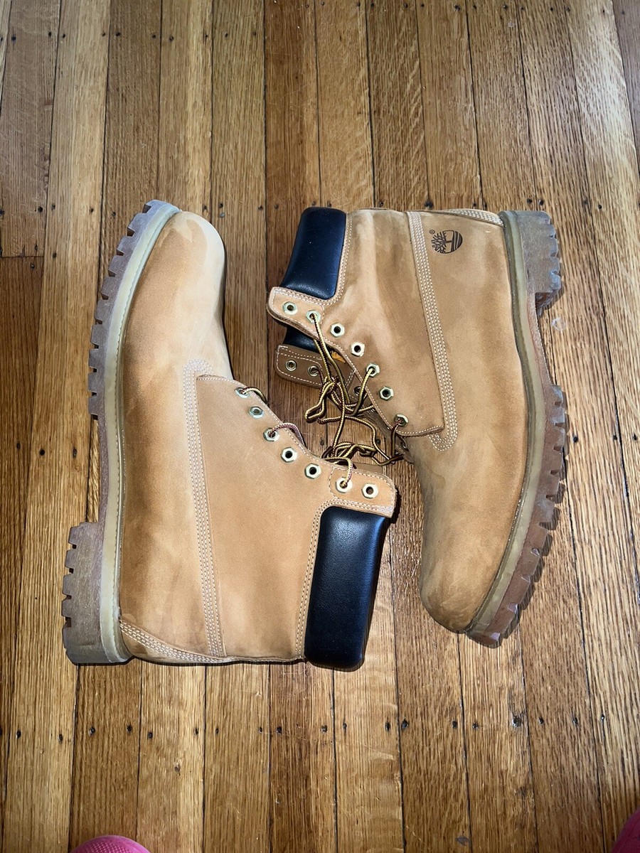 TIMBERLAND *PREMIUM 6 INCH WATERPROOF BOOT* WHEAT NUBUCK SIZE 15