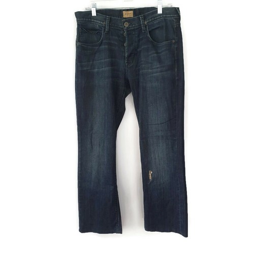 Mens Dark Wash HUDSON clifton 5 pocket 