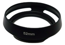 "Leica-style lens hood 52 mm with black slit" New From Japan