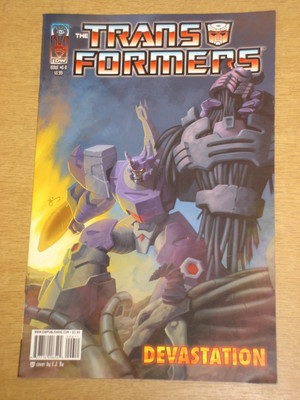 TRANSFORMERS DEVASTATION #6 COVER B 2008 IDW E.J. SU