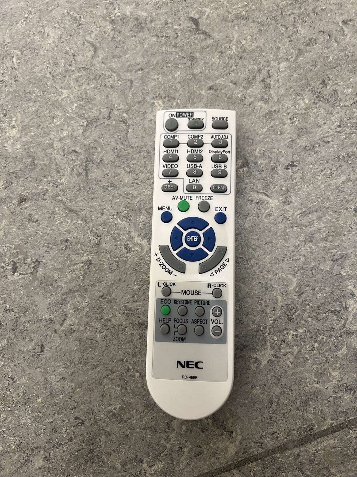 Nec Rd-469e, 7n901053, Rmt-pj36, 7n901051 Original Fernbedienung