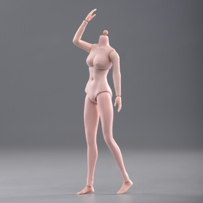 1/12 Woman Small Breasts Suntan Seamless Nude Body Fit 6in Action Figure Toys