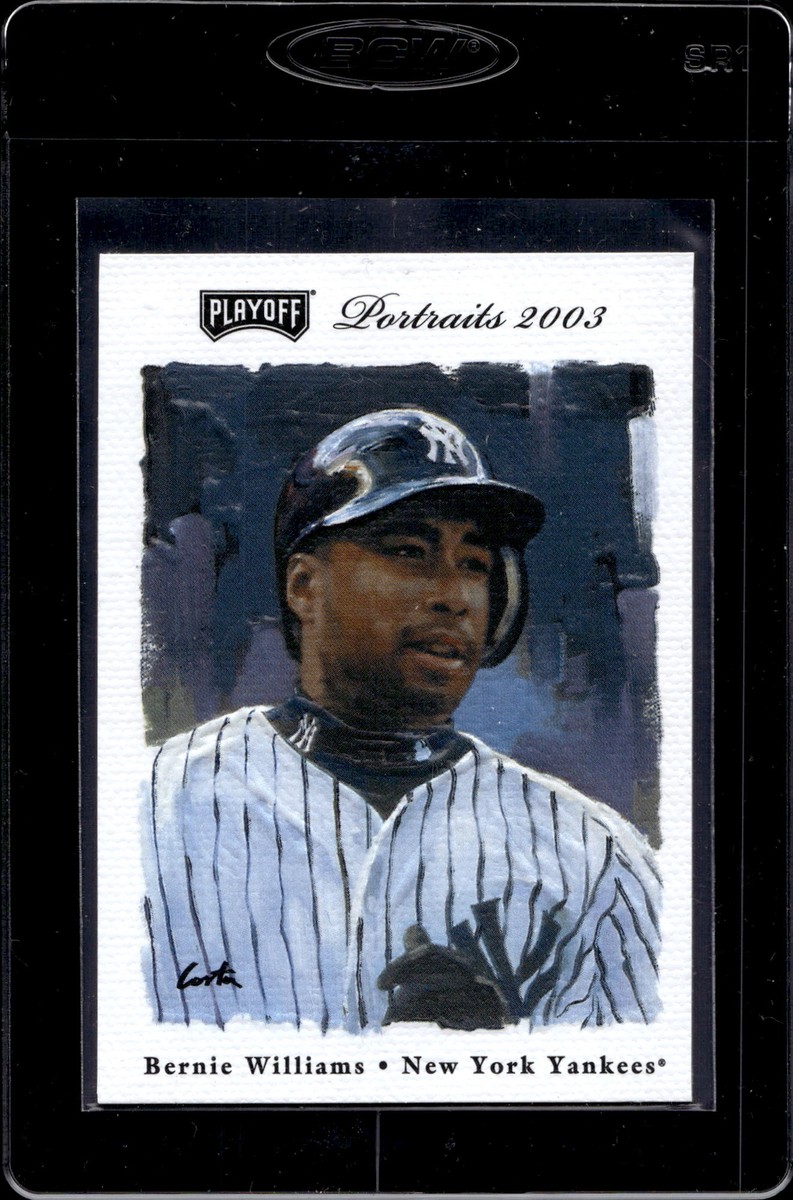 ◇Bernie Williams2003 Playoff Portraits New York Yankees （検