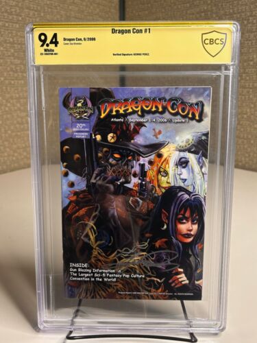 CBCS 9.4 Dragon Con #1 Signed by George Perez - Picture 1 of 2