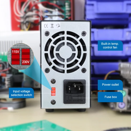 Adjustable DC Bench Power Supply 30V 5A/6A/10A LED Precision Lab Variable UK - Picture 15 of 24