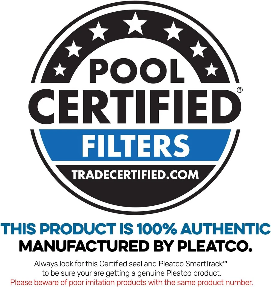 Cartucho de filtro de piscina Pleatco PAP150-EC repuesto para Unicel: C-9415, blanco Foto 3 de 4