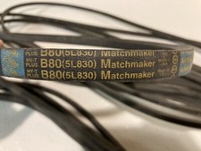 Qty 10 B80 5L830 5/8 x 83 Industrial V-Belt