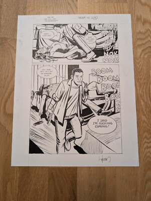 original artwork by David Lapham - Stray Bullets Sunshine And Roses 40 - page 28