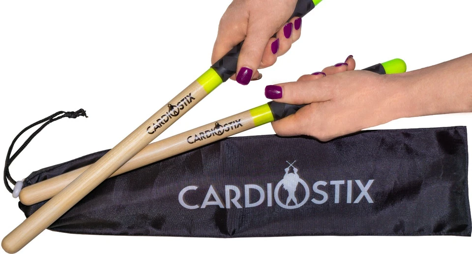 CARDIOSTIX PALOS DE FITNESS AGARRE EXTRA PONDERADO CON BOLSA Foto 4 de 4