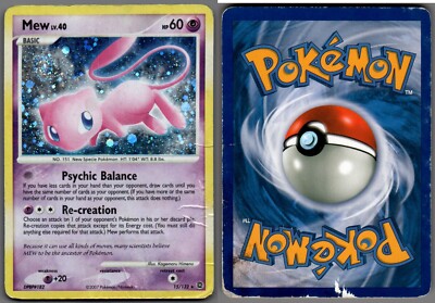 2007 Pokemon, Secret Wonders, #15/132 Mew, Holo Rare | eBay