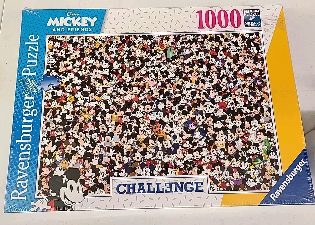 New Sealed-Ravensburger Disney Mickey Mouse CHALLENGE 1000 Piece Jigsaw ...