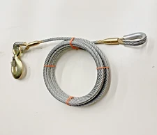 5/8" x 35' ft Wrecker Winch Cable Extension Thimble Rigging Crane Pull Hoist