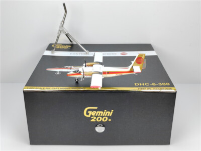 1:200 Geminijets CONTINENTAL EXPRESS DHC-6-300 Airplane Diecast Aircraft Model
