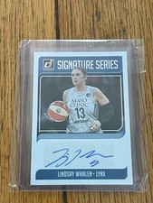 2019 Panini WNBA Donruss LINDSAY WHALEN Signed HALL OF FAME Autograph AUTO HOF