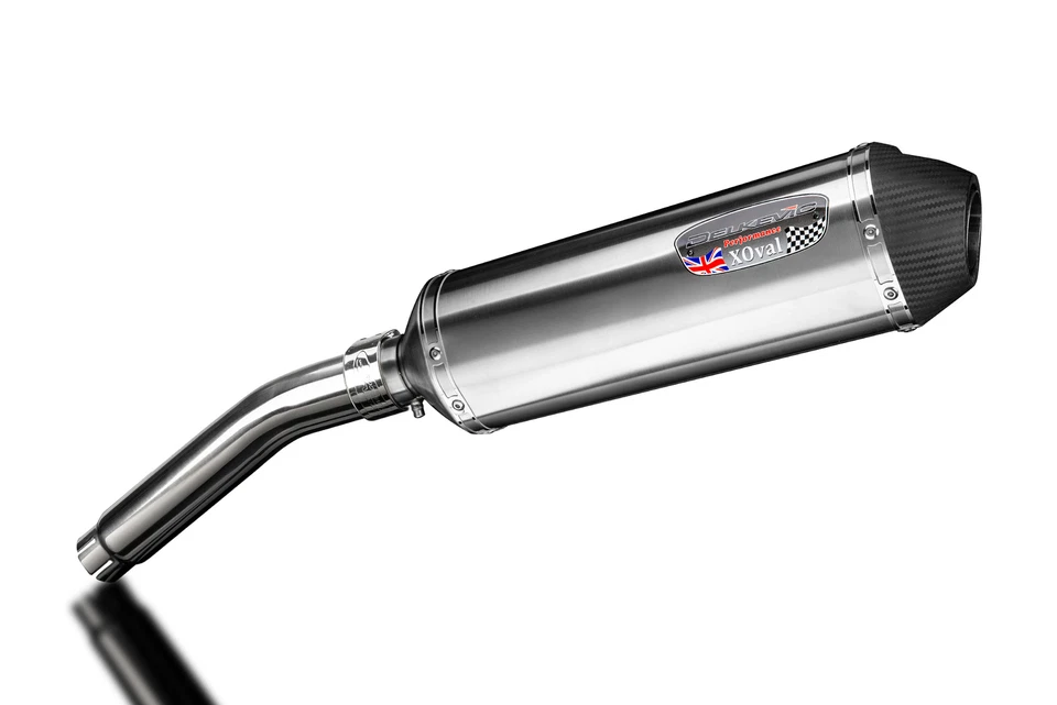 BMW F650GS F650 GS 2007-2012 Slip On 13.5" X-Oval Kit de silenciador de escape de acero inoxidable Foto 2 de 4