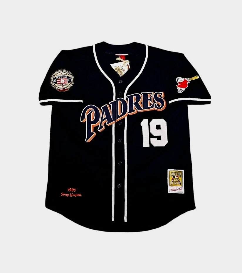 Camiseta Tony Gwynn de los Padres de San Diego 1998 ¡Cosida con parche de la corte! ¡OFERTA! Foto 2 de 2