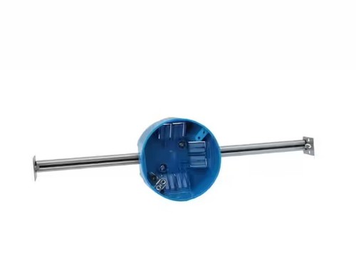 Pack Of (3) Carlon 4" Round Ceiling Box 2-1/4" Bar Hanger Non-Metallic B620KG - Picture 2 of 3