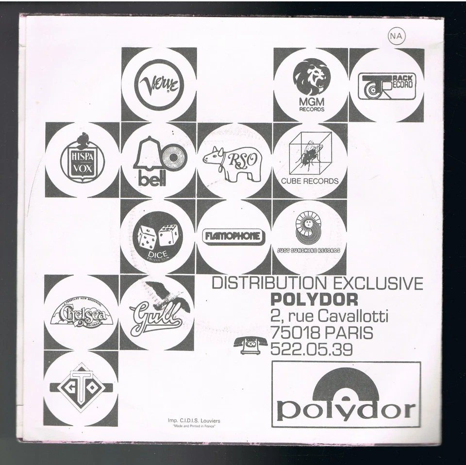 WALDO DE LOS RIOS - NABUCCO / ELIXIR D'AMOUR - VINYL 45T 17CM - 2 TITRES - Photo 2/4