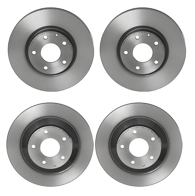 Brembo Front and Rear UV Coated Brake Disc Rotors Kits For Mazda CX5