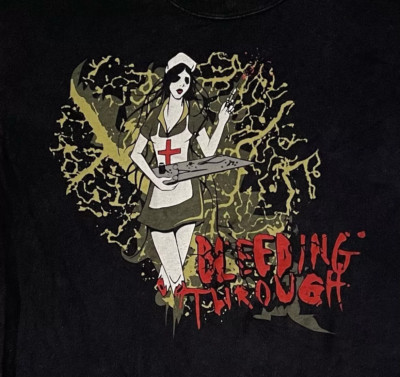 Bleeding Through Gift For Family Black T-Shirt Cotton All Size RD39