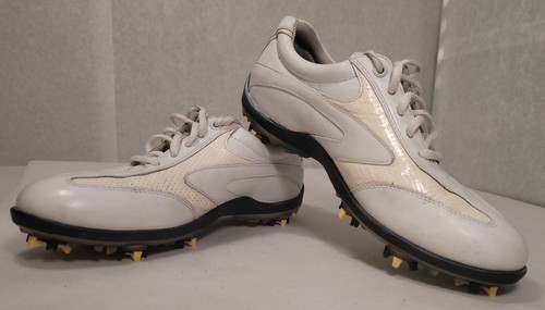 NICE ECCO Hydromax Waterproof Golf Shoes White EURO 40 US 9 Womens - Picture 2 of 7