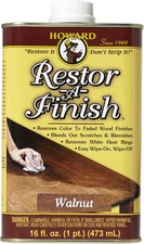 Howard Products RF4016 RF3016 Restor-A-Finish, 16 Oz, Walnut, 16 Fl Oz