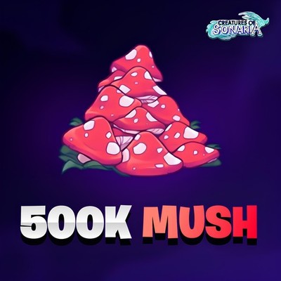   500K Mushrooms   Creatures of Sonaria  Cheapest - Fast Delivery 
